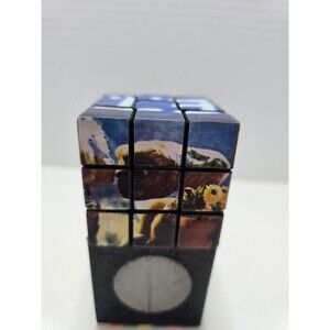 E.T. Rubiks Cube Puzzle Vintage Square Toy 1980s Extra Terrestrial Movie Promo